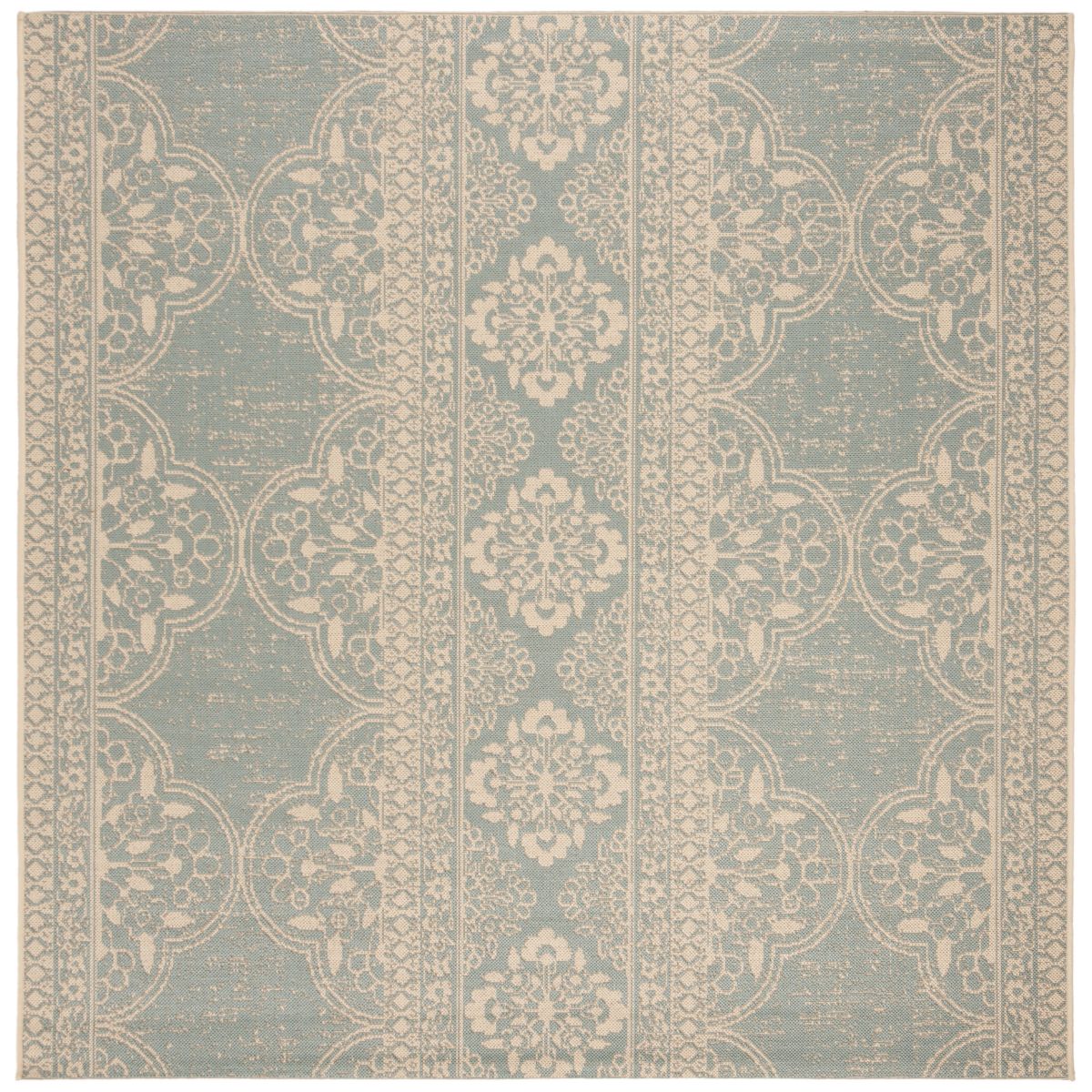 Safavieh Beach House 174 Rug, BHS174 - Cream / Aqua