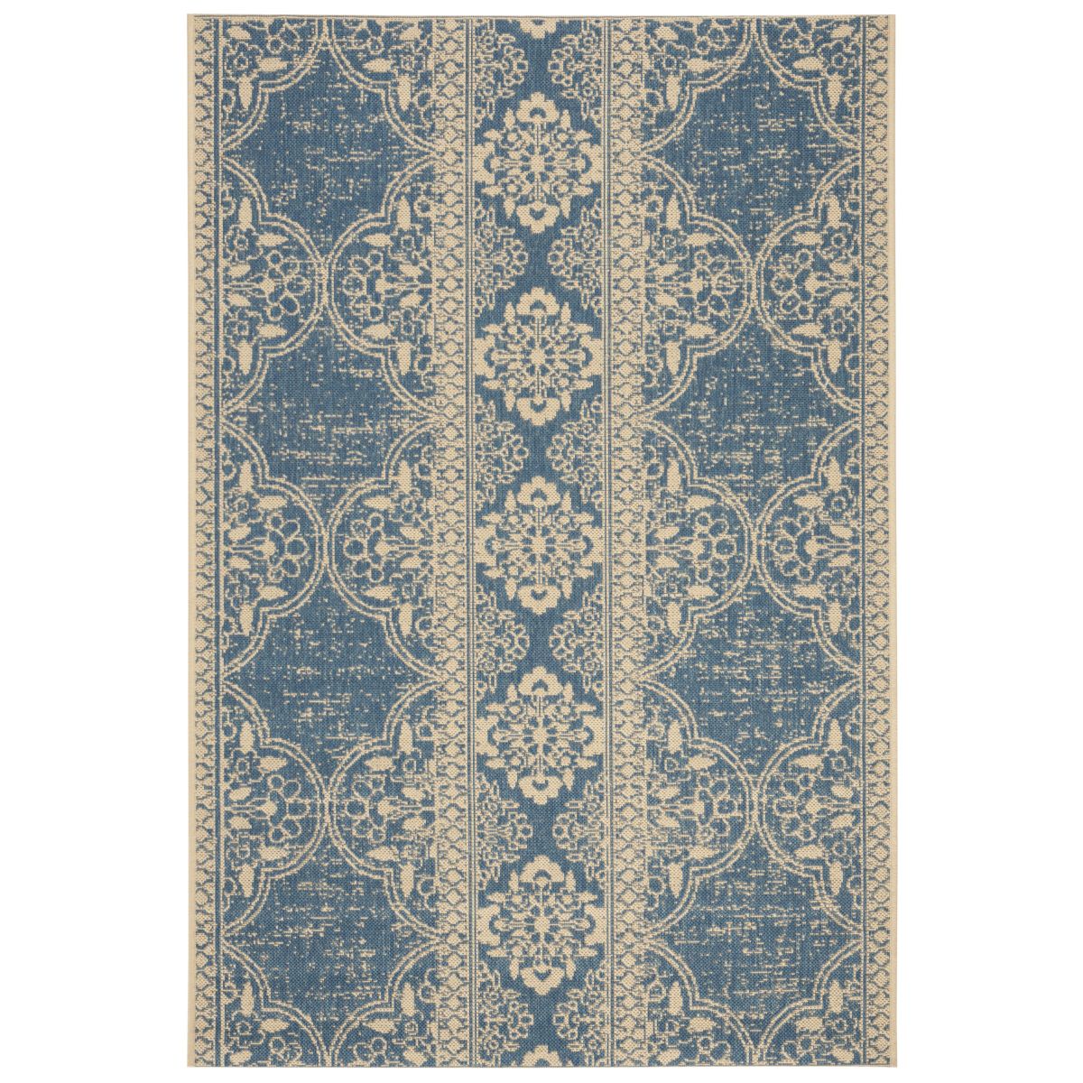 Safavieh Beach House 174 Rug, BHS174 - Cream / Blue