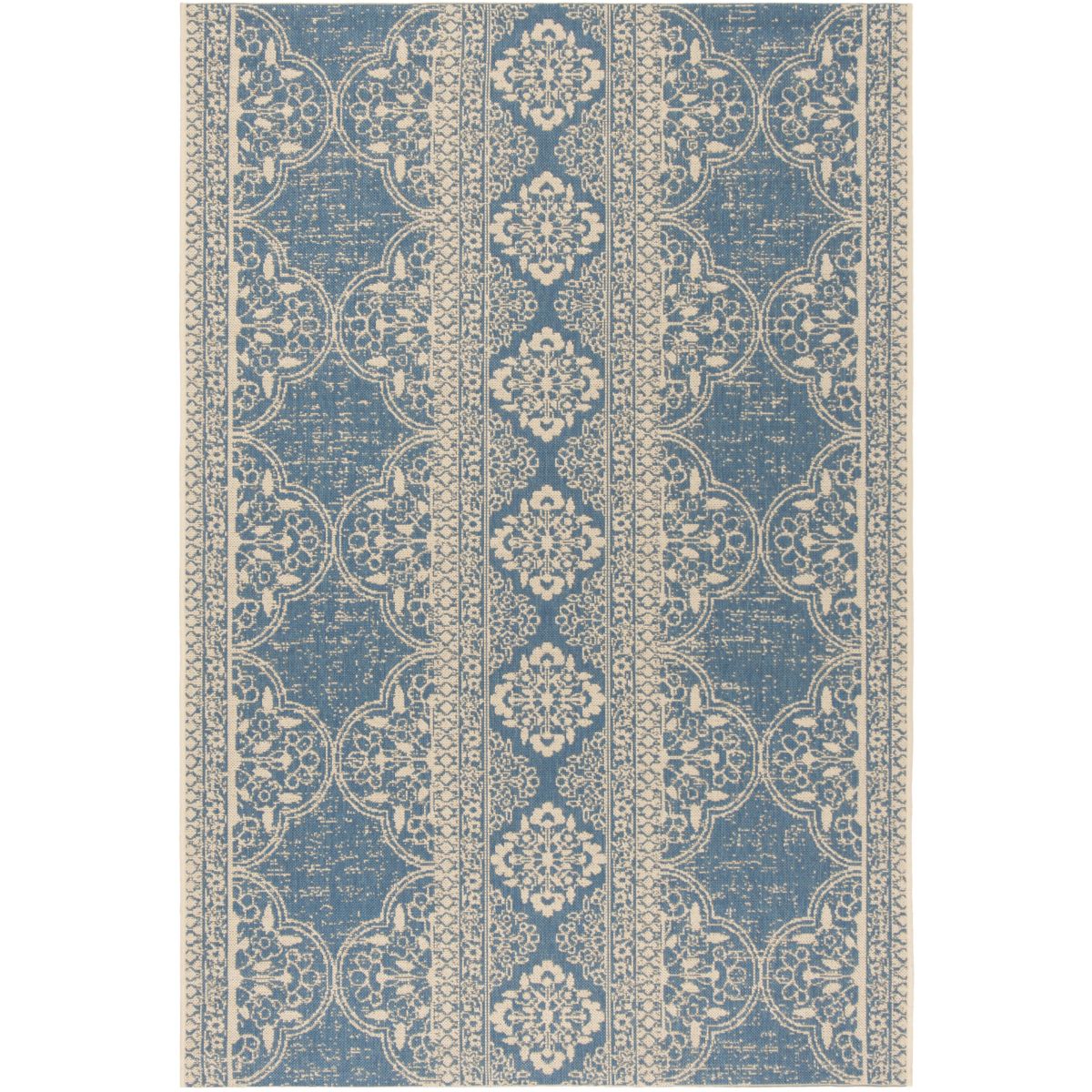 Safavieh Beach House 174 Rug, BHS174 - Cream / Blue