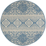 Safavieh Beach House 174 Rug, BHS174 - Cream / Blue