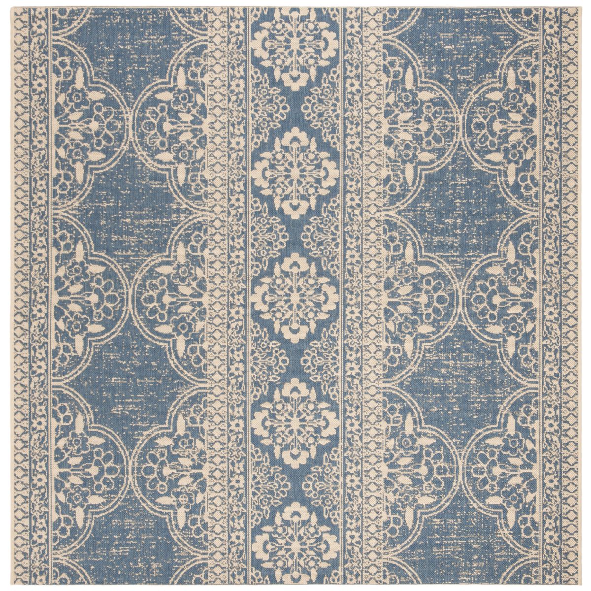 Safavieh Beach House 174 Rug, BHS174 - Cream / Blue