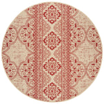 Safavieh Beach House 174 Rug, BHS174 - Red / Creme