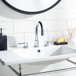 Solea Poised Dual Handle 9 Inch Chrome Bathroom Vessel Faucet - Chrome