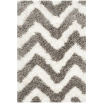 Safavieh Barcelona Shag 320 Rug, BSG320 - Ivory / Silver