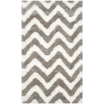 Safavieh Barcelona Shag 320 Rug, BSG320 - Ivory / Silver