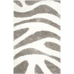 Safavieh Barcelona Shag 321 Rug, BSG321 - Ivory / Silver