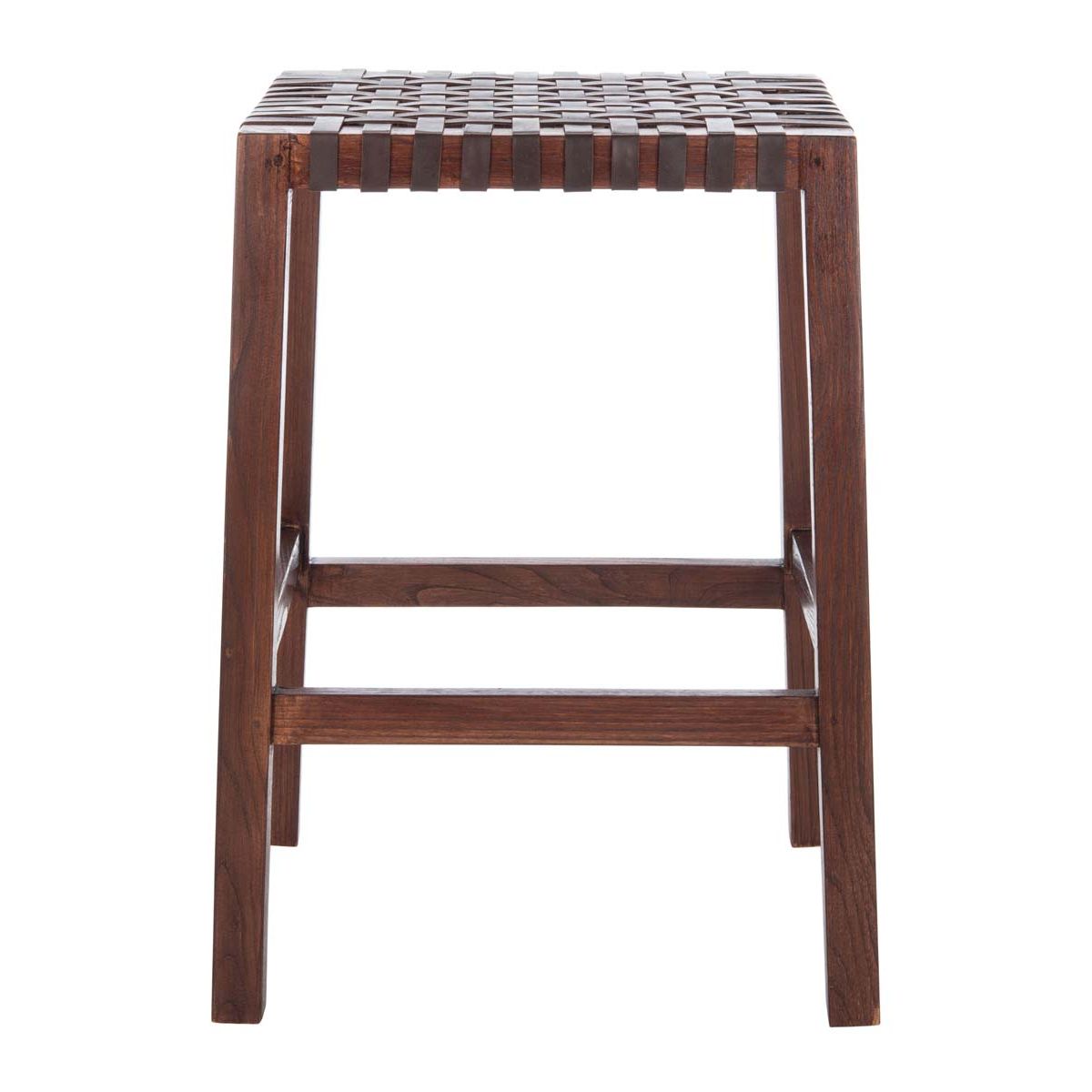 Safavieh Capri Counter Stool , BST1009 - Brown/Brown Leather