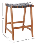 Safavieh Abreu Rectangle Counter Stool , BST1013 - Black/Natural