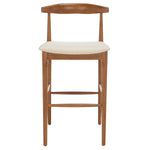 Safavieh Lionel Retro Bar Stool , BST1503 - Walnut/Cream