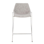 Safavieh Alexis Mid Century Counter Stool , BST3000 - Stone Grey /Silver