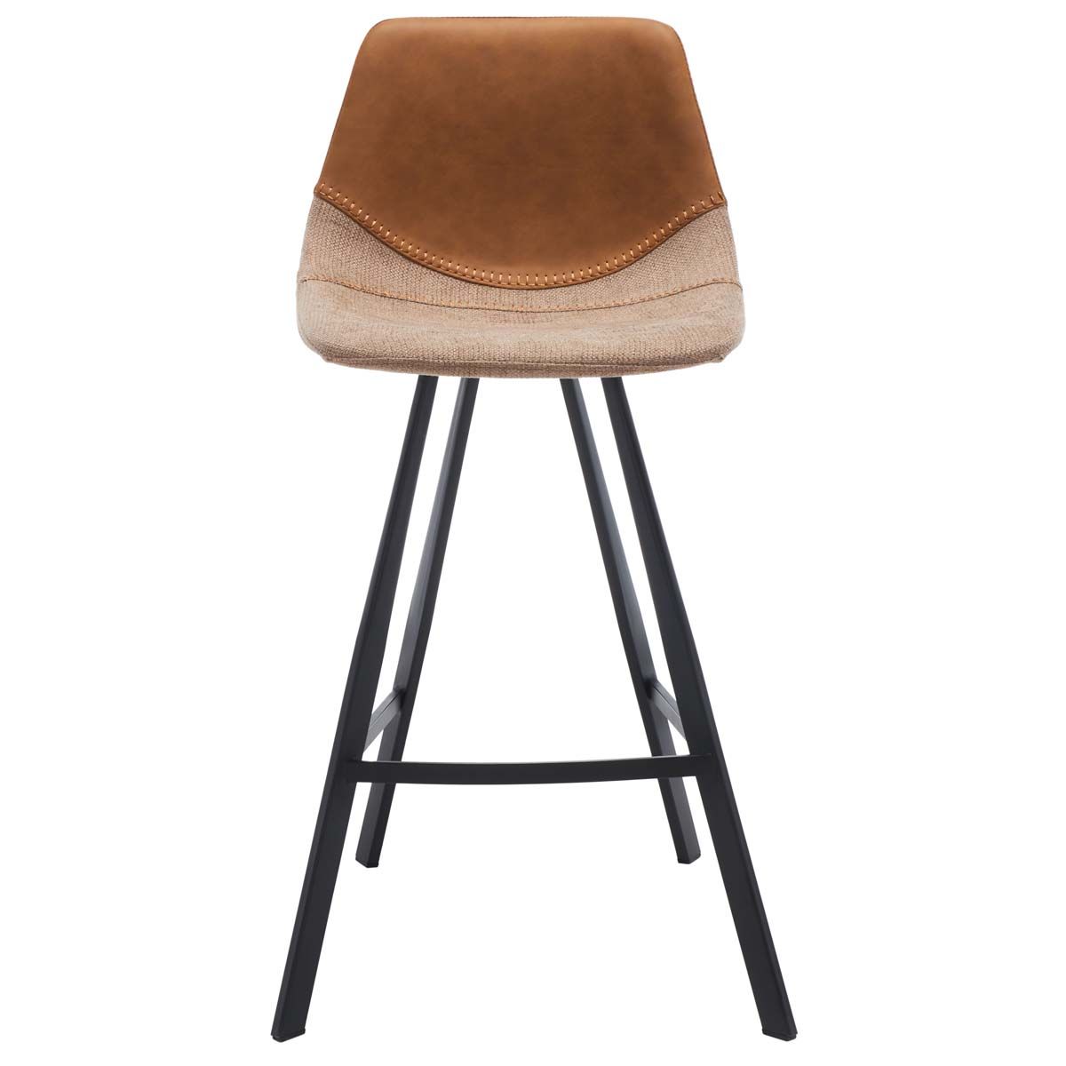 Safavieh Granger Counter Stool , BST3013 - Cognac / Black