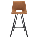 Safavieh Raylee Counter Stool , BST3015 - Cognac / Black