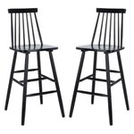 Safavieh Beaufort Bar Stool, BST8500 - Black (Set of 2)