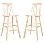 Safavieh Beaufort Bar Stool, BST8500 - Natural (Set of 2)