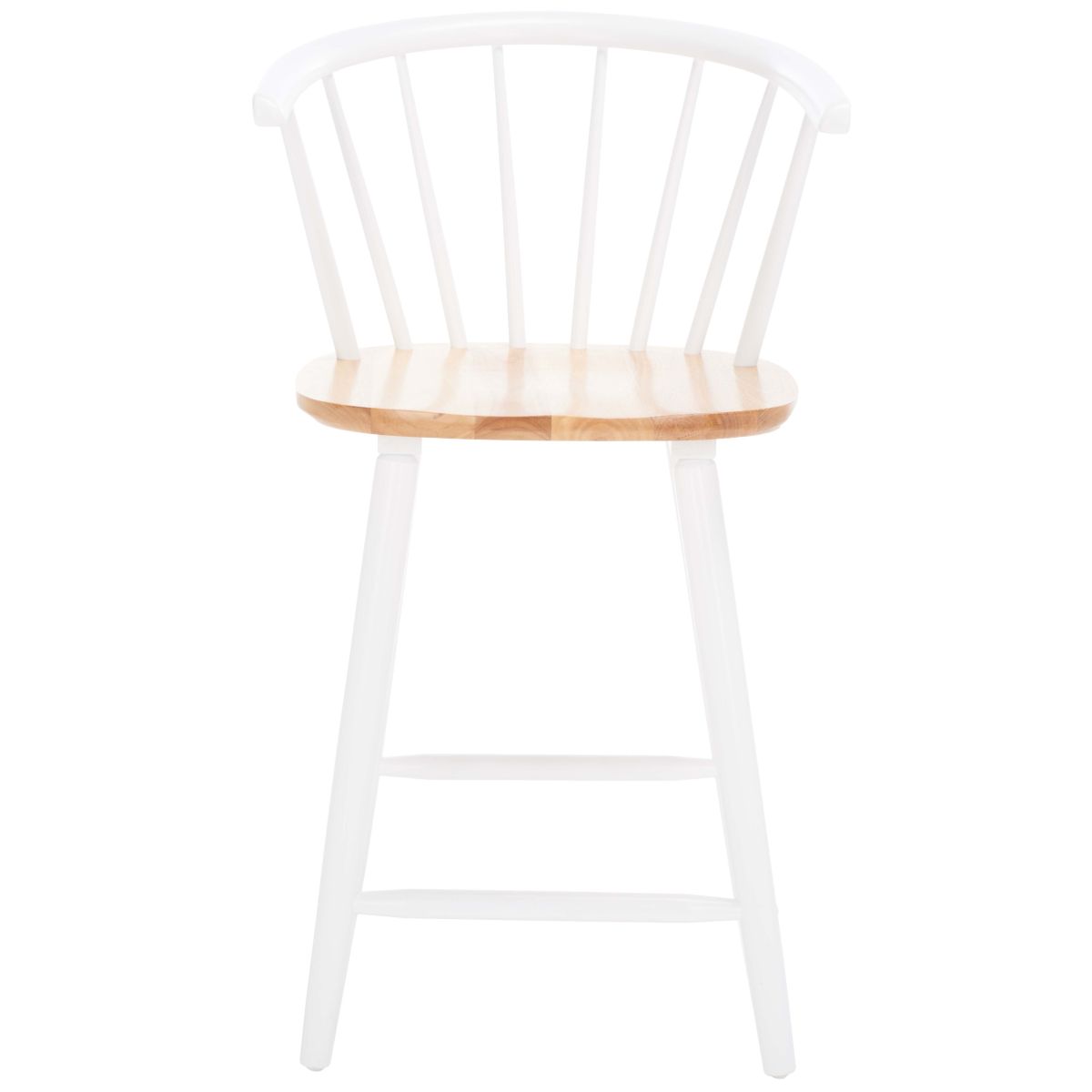 Safavieh Blanchard Counter Stool (Set of 2), BST8506 - Natural/White