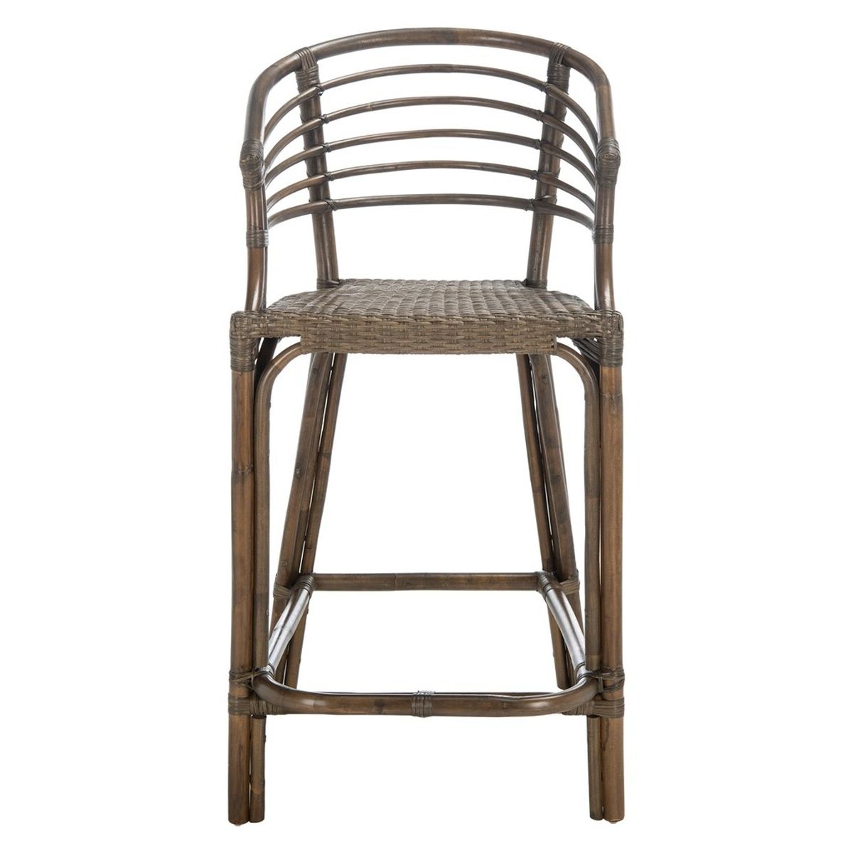 Safavieh Annika Rattan Counter Stool , BST9907 - Dark Brown