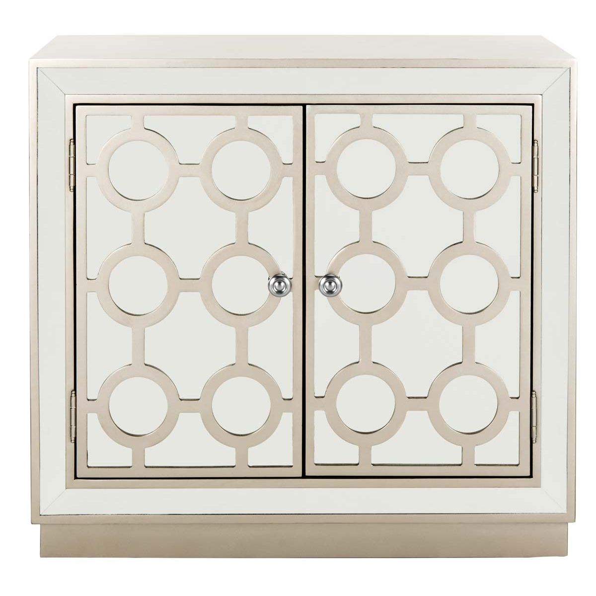 Safavieh Kaia 2 Door Chest , CHS6404 - Champagne/Mirror