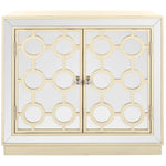 Safavieh Kaia 2 Door Chest , CHS6404 - Antique Beige/Mirror