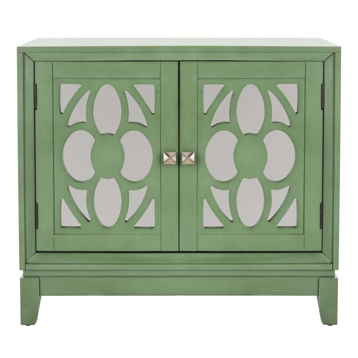 Safavieh Shannon 2 Door Chest , CHS9203 - Turquoise/Mirror