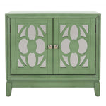 Safavieh Shannon 2 Door Chest , CHS9203 - Turquoise/Mirror