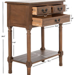 Safavieh Primrose 3 Drawer Console Table , CNS5707 - Brown