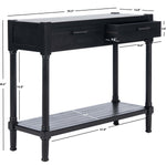 Safavieh Filbert 2 Drawer Console Table, CNS5716 - Black