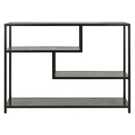 Safavieh Reese Geometric Console Table , CNS6203 - Black / Matte Black