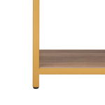 Safavieh Reese Geometric Console Table , CNS6203 - Walnut / Black