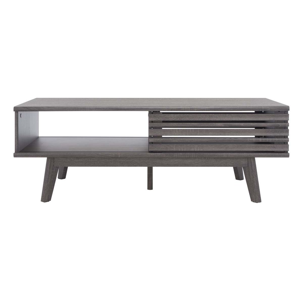 Safavieh Rori 1 Shelf Coffee Table , COF9600 - Distressed Black