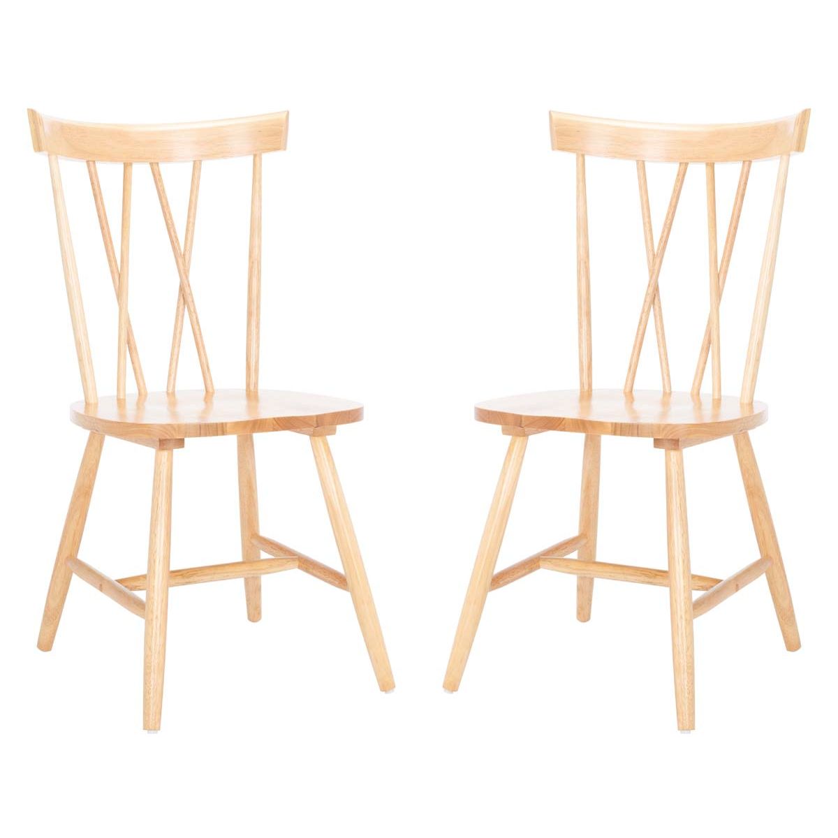 Safavieh Friar Dining Chair  , DCH1401 - Natural (Set of 2)