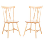 Safavieh Friar Dining Chair  , DCH1401 - Natural (Set of 2)