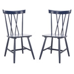 Safavieh Friar Dining Chair  , DCH1401 - Navy (Set of 2)