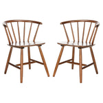 Safavieh Ceres Dining Chair, DCH1402 - Walnut (Set of 2)