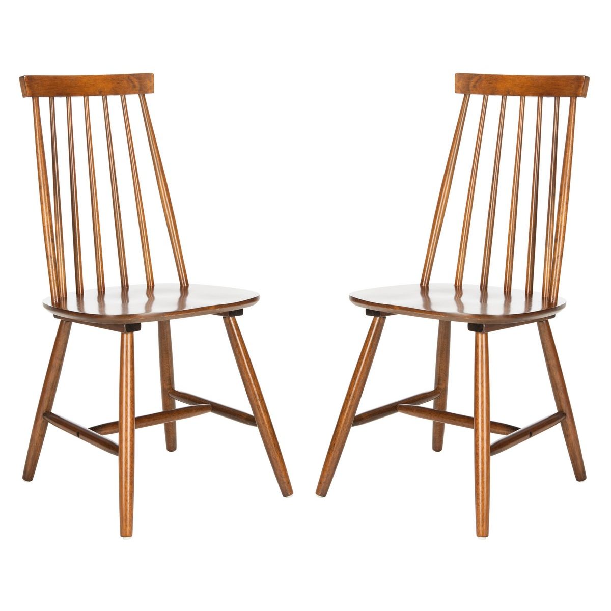 Safavieh Priam Dining Chair, DCH1403 - Walnut (Set of 2)