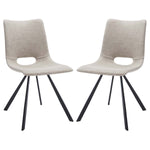 Safavieh Mika Dining Chair (Set of 2) , DCH3009 - Stone Grey