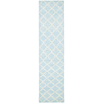 Safavieh Dhurries 554 Rug, DHU554 - Light Blue / Ivory