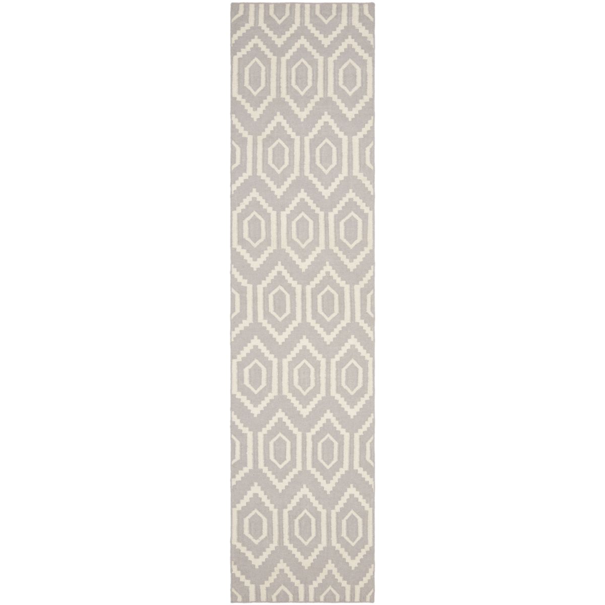 Safavieh Dhurries 556 Rug, DHU556 - Grey / Ivory