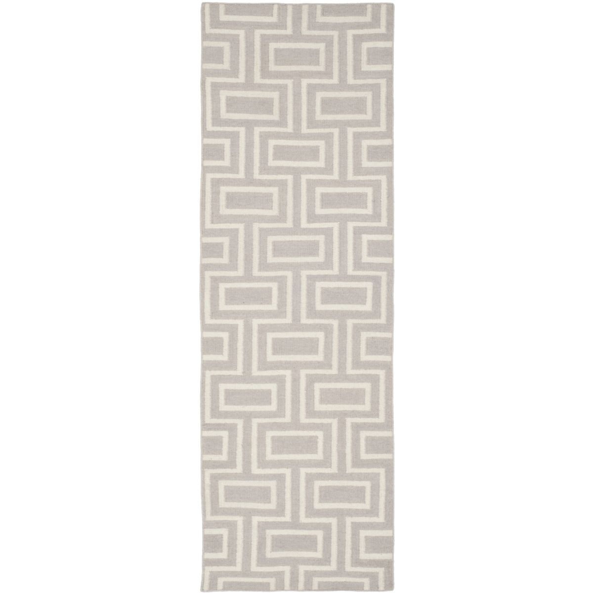 Safavieh Dhurries 562 Rug, DHU562 - Grey / Ivory