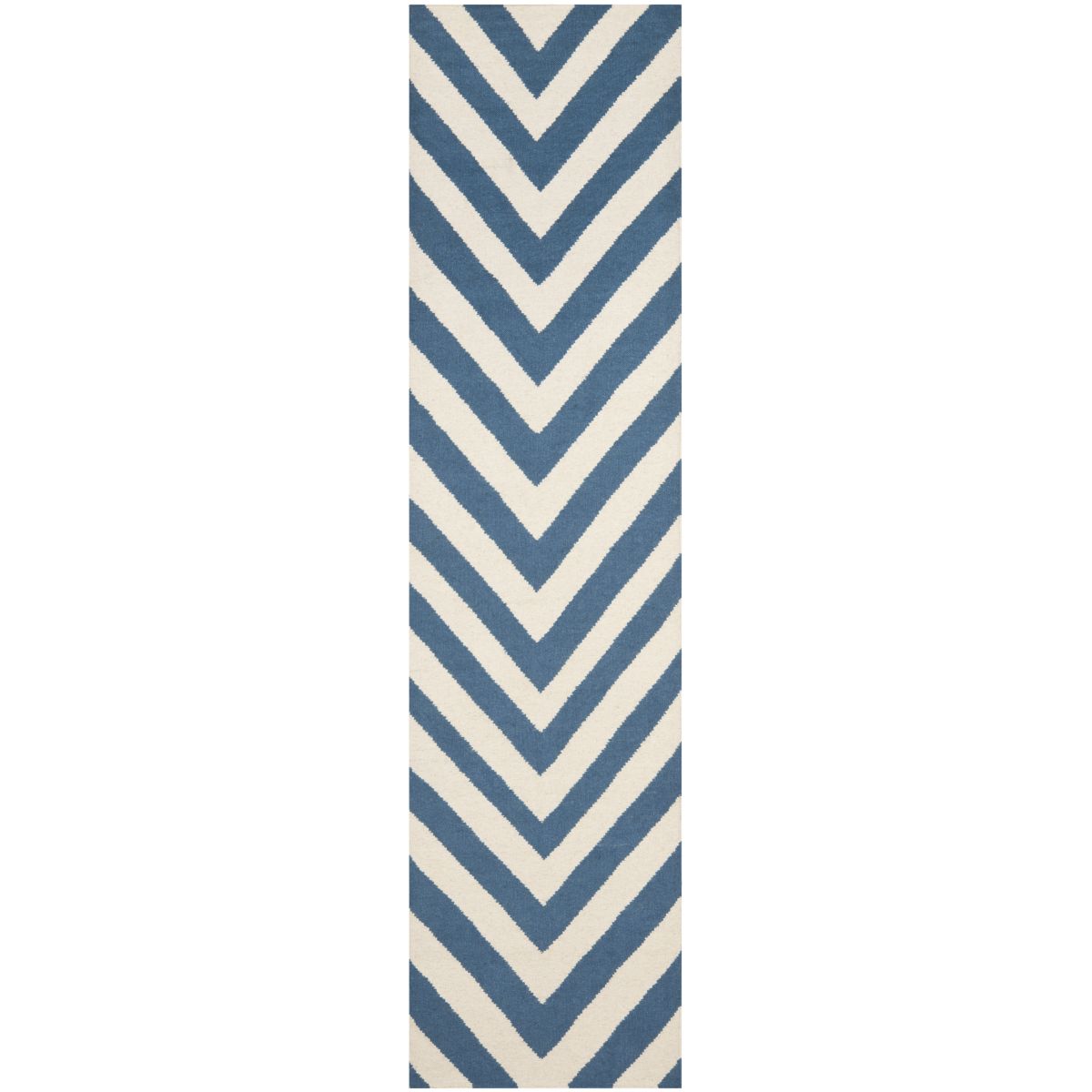 Safavieh Dhurries 568 Rug, DHU568 - Blue / Ivory