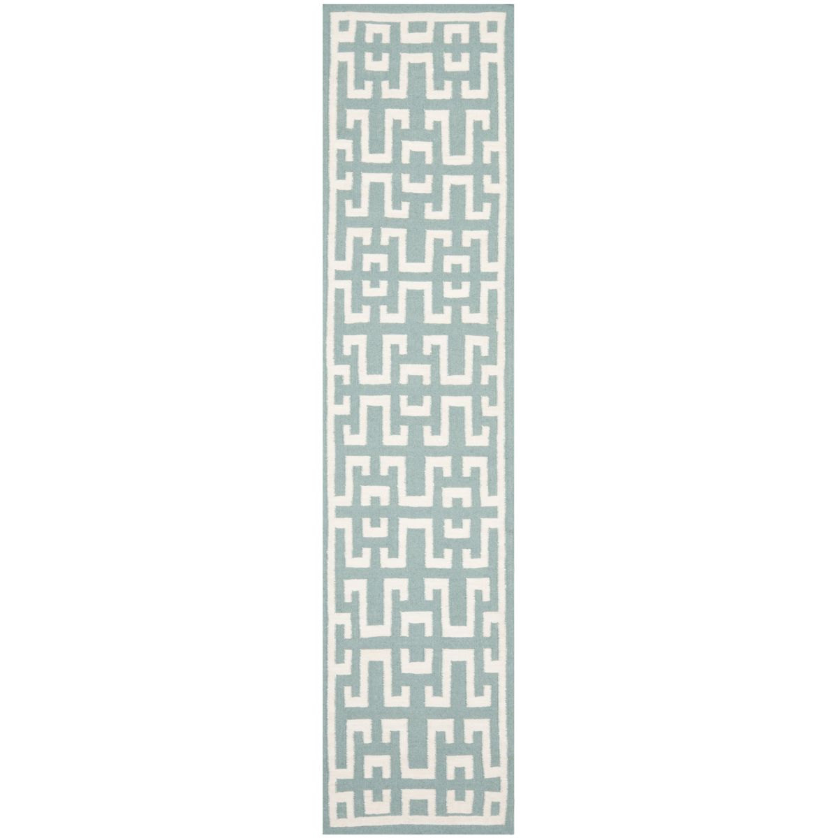 Safavieh Dhurries 621 Rug, DHU621 - Seafoam / Ivory