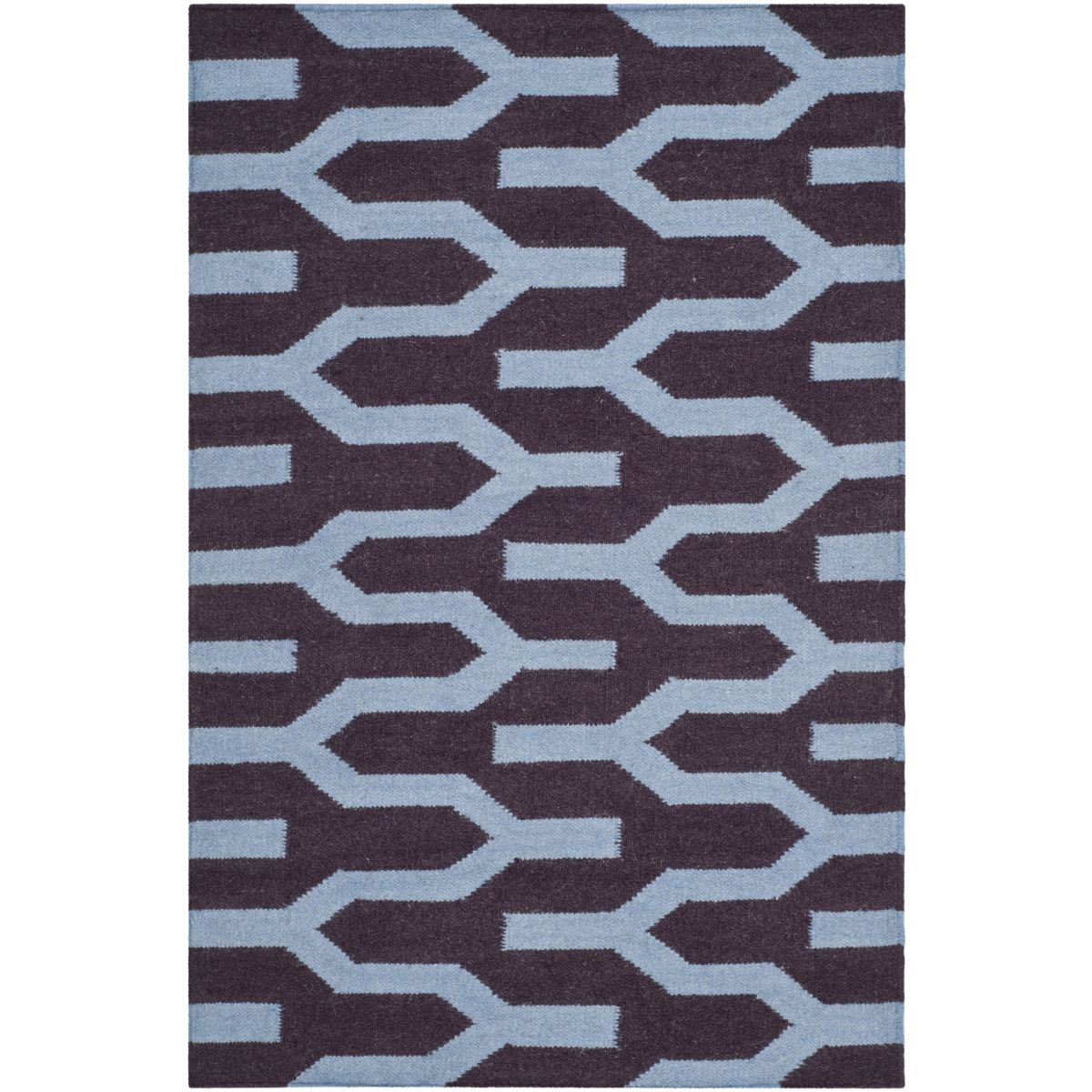 Safavieh Dhurries 630 Rug, DHU630 - Purple / Blue