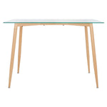 Safavieh Averill Glass Dining Table , DTB5806 - Clear