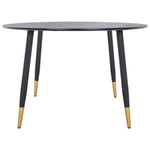 Safavieh Kamala Round Dining Table , DTB5807 - Black / Gold