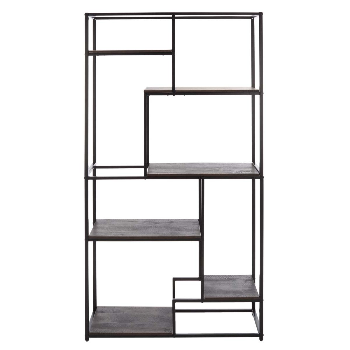 Safavieh Rege 6 Shelf Etagere , ETG6402 - Matte Black