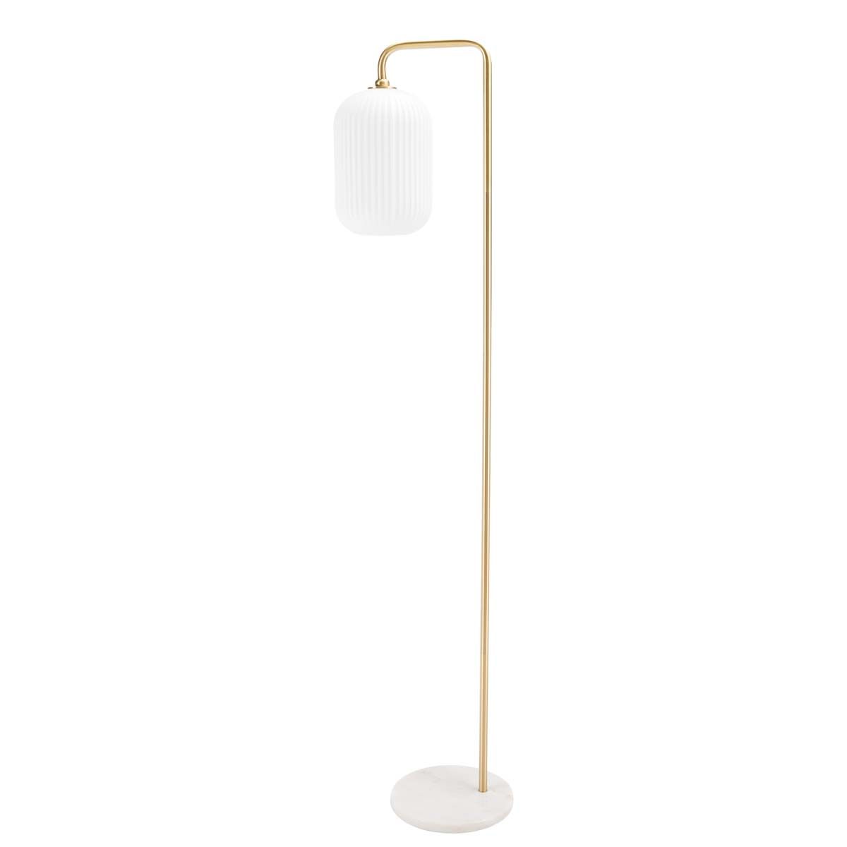 Safavieh Santina Floor Lamp , FLL7007 - Gold/White Marble