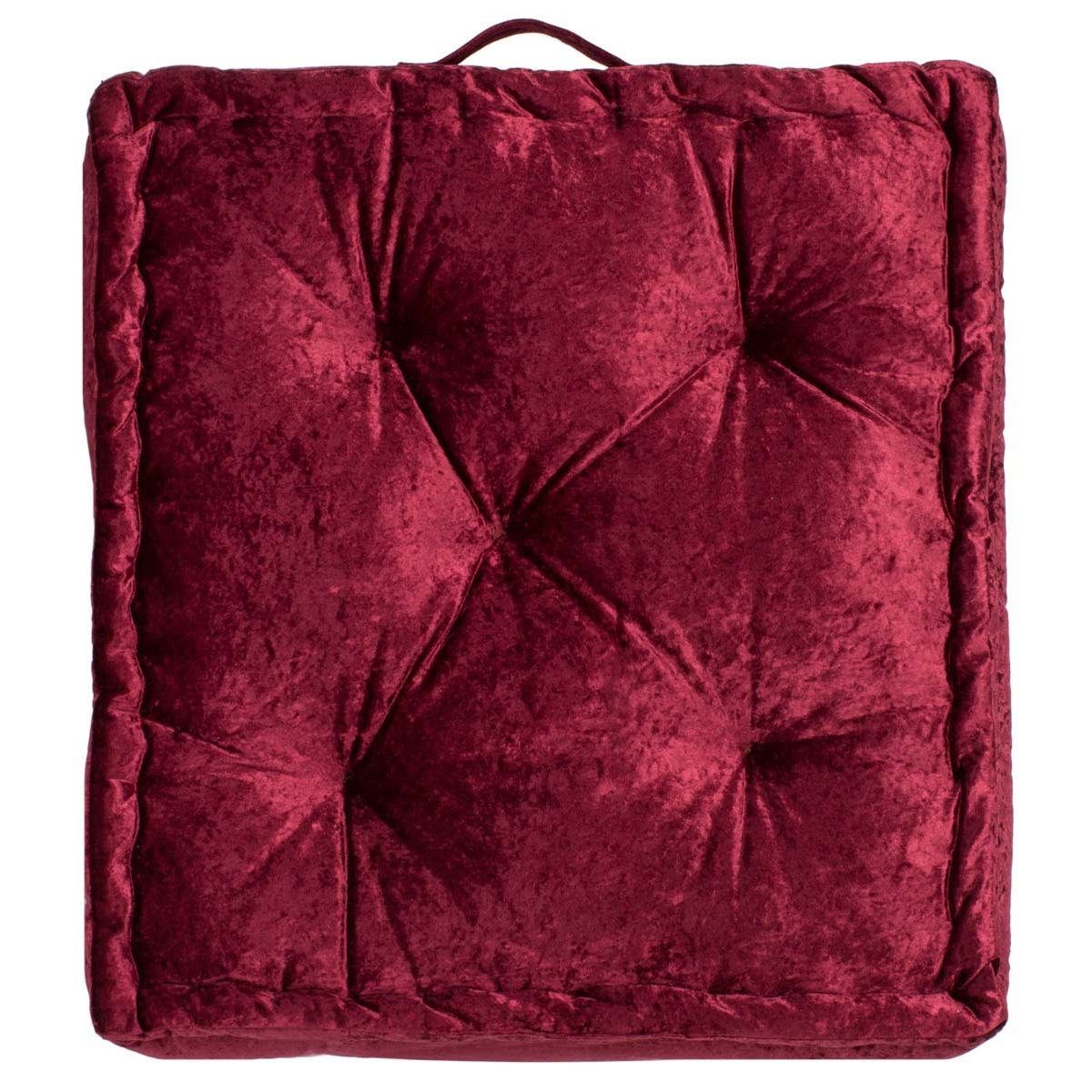 Safavieh Belia Floor Pillow , FLP1001 - Burgundy