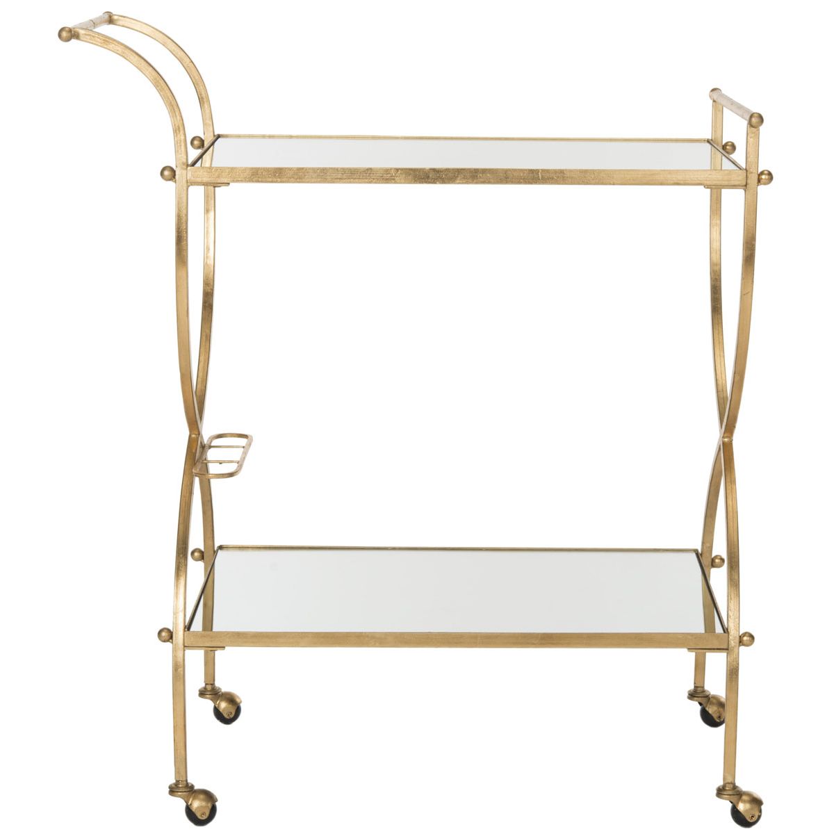 Safavieh Lucretius Bar Cart , FOX2556 - Gold