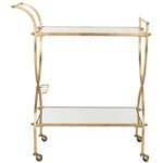 Safavieh Lucretius Bar Cart , FOX2556 - Gold