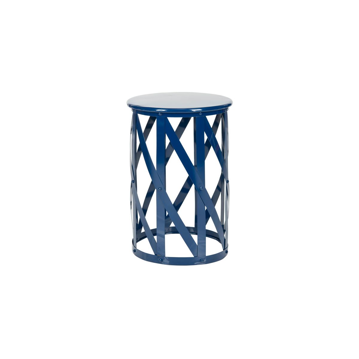 Safavieh Bertram Stool , FOX3200 - Navy