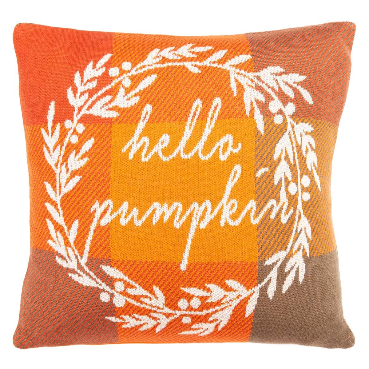 Safavieh Hello Pumpkin Pillow , HOL3213 - Orange